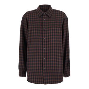 Dunst Women Unisex Brown Check Flannel Shirt With Polyester And Rayon Fabric